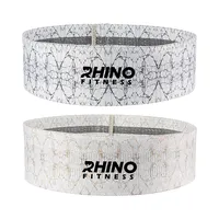 Double sided print marble hip circle bands
