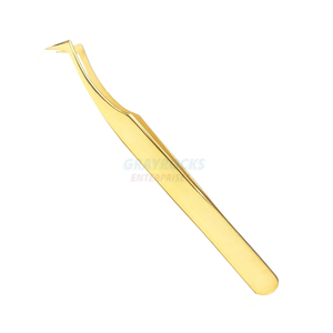 แหนบถอนขนตาทำจากสเตนเลสสตีลอุปกรณ์เสริมความงามพร้อมปลายแหลม - Product Image 1