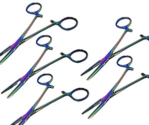 Pince à moustiques 5 "Pince à hémostat droite/incurvée/dentelée Pinces chirurgicales 12.5 cm 22 - Product Image 5