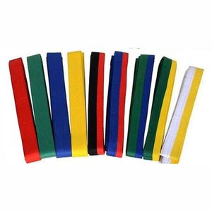 Cinturones de artes marciales de Color personalizado, kárate/Taekwondo, negro, venta al por mayor - Product Image 1