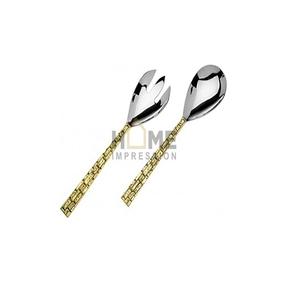 Ensemble de 2 poignées en métal et aluminium et couverts en acier inoxydable Couverts de service de luxe du fabricant indien Silverware - Product Image 4