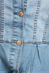 แจ็คเก็ตยีนส์สำหรับผู้หญิงขายส่ง OEM ที่กำหนดเองที่กำหนดเองแจ็คเก็ตยีนส์กลางแจ้งด้วยวัสดุที่ดีที่สุด - Product Image 5