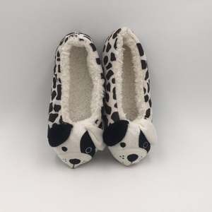 Nouveau moelleux en peluche doublure belle <span class=keywords><strong>chien</strong></span> animal ballet maison pantoufles pour enfants - Product Image 3
