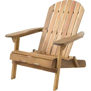 Уличный Складной садовый стул, складной стул Adirondack из массива дерева