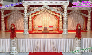 Mandap de mariage traditionnel sri-lankais Manavarai - Matériau en fibre portable, design personnalisable, origine indienne, Washington, Californie - Product Image 4