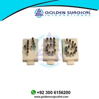 Pince à tatouer vétérinaire GOLDEN avec tête rotative, modèle standard GSIB-100122, fabriquée au Pakistan, toutes tailles disponibles