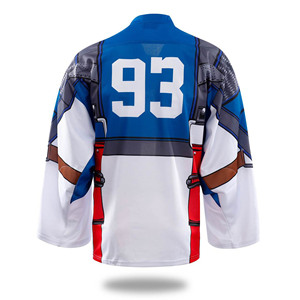 Maillot de Hockey sur glace en Polyester vierge, Design personnalisé, fabriqué par au client - Product Image 5