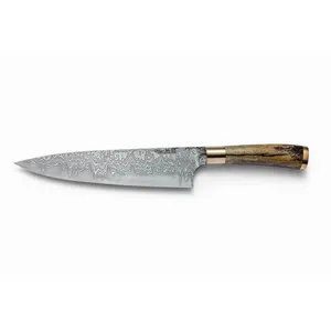 碳钢厨师刀专业烹饪刀具供应商8英寸不锈钢 & 大马士革钢