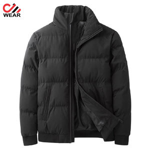 Chaqueta con capucha y cremallera para hombre, chaleco de invierno personalizado con burbujas, de cuero, nuevo estilo - Product Image 4