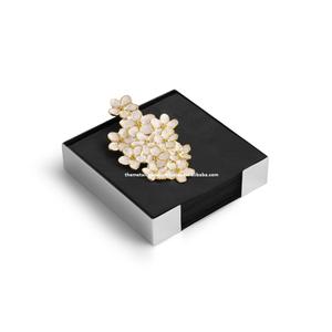 ที่ใส่ผ้าเช็ดปากลายดอกซากุระทันสมัย,ที่ใส่กระดาษทิชชู่เคลือบสีชมพูดีไซน์ทันสมัยใช้สำหรับตกแต่งบ้านโรงแรมร้านอาหาร - Product Image 6