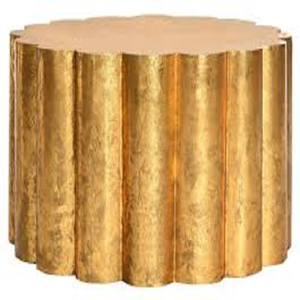 Textura de superficie martillada más venta hecho a mano uniqye arte y artesanía moderno elegante metal oro fantasía brillante taburete - Product Image 4