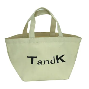 Calico Canvas Tote Bag Shopping Cotton Bag Eco-friendly Custom Printed 100% Cotton Made In Vietnam