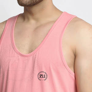 Débardeur en coton tricoté de haute qualité pour homme, séchage rapide, respirant, décontracté, pour la gym, le fitness, le streetwear, avec impression personnalisée, OEM - Product Image 5