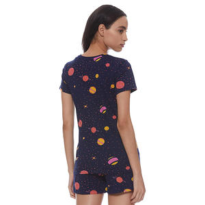 ชุดลำลองสตรี,ชุดนอนไซส์ใหญ่พิเศษขายดีเสื้อยืดแบบสั้นสำหรับฤดูร้อน - Product Image 2