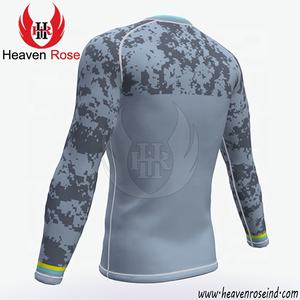 Protector de erupción de diseño personalizado para hombre para entrenamiento de gimnasio al aire libre MMA BJJ Grappling Jiu Jitsu entrenamiento sublimado Jiu Jitsu Fitness Wear - Product Image 6