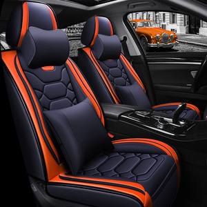 Housses de siège auto en PU pour SUV, pick-up, ajustement universel, ensemble complet, protection des sièges auto - Product Image 5