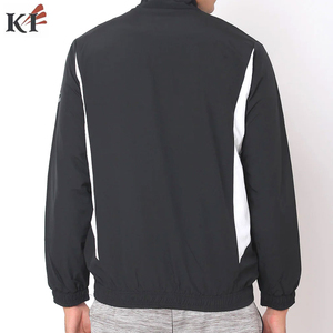 KEVEN IMPEX Classic Comfortable Eco-Friendly Reversible Breathable Windproof Canvas Stand Collar Front Logo Sport Jacket Men - Product Image 3