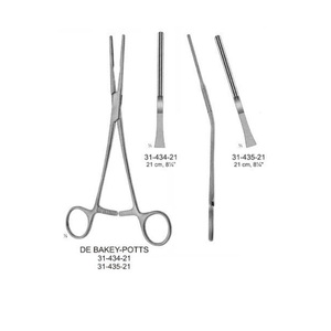 Pinza Retractora Vascular Debakey Potts Manual de Acero Inoxidable - Product Image 2
