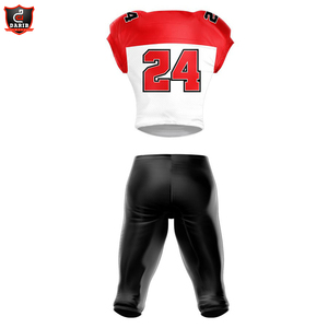 เสื้อฟุตบอลอเมริกันแบบซับลิเมชั่นคุณภาพสูง ออกแบบสำหรับเยาวชน พร้อมโลโก้แบบกำหนดเอง ชุดยูนิฟอร์มราคาประหยัด ลายหมายเลขเฉพาะตัว - Product Image 2