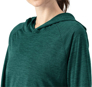 Custom Logo Printed Breathable Winter Long Sleeve Sweatshirt Hoodie for Athletic Running Fishing <b>Hiking</b> UPF 50+ Sun Protection - Product Image 3