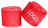 Bandages de boxe en coton et polyester de haute qualité, type mannequin, impression de logo personnalisée, MOQ 20 pièces, fabriqués au Pakistan