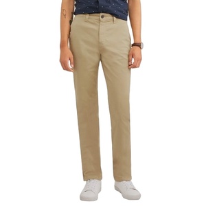 Pantalon chino pour hommes tissu en toile à la mode décontracté 100% coton haute qualité pas cher meilleure vente orienté vers l'exportation logo personnalisé - Product Image 3