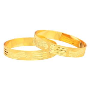 Conjunto de Joyería India, Brazalete de Oro Chapado con Grabado Brillante para Mujer, Venta al por Mayor de Joyería - Product Image 3