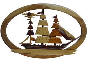 Handcrafted Wooden <b>Plaques</b> Intarsia Wall Hanging Home Decorate Custom Logo Display from Vietnam Factory Good Price - Product Image 5