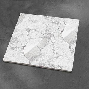 Carreaux et marbre vernis en porcelaine, carreaux de sol, haute brillance, gris, vente au choix, mur métallique, acide, emballage de Surface à l'heure - Product Image 1