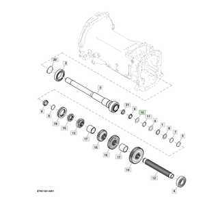 High Quality R193828 Round Hole <b>Washer</b> Compatible with JD Tractor Precision Fit Hardware Part for Long Life Use - Product Image 3