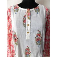 Robe longue décontractée en coton pour adultes grandes tailles, taille naturelle, imprimé floral patchwork, tunique respirante à motifs imprimés au bloc