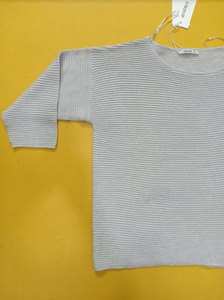 Pull décontracté en coton extensible à col rond et manches longues pour femme, avec étiquettes de marque, provenant de surplus d'usine, stock du Bangladesh - Product Image 3