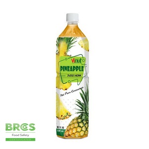 50.7 fl oz Sparkling Pineapple Juice Drink Bottle OEM ODM Private Label Beverage Manufacturer - Product Image 1