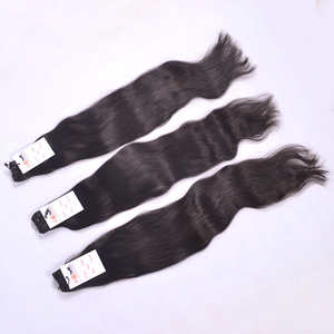 ผมมนุษย์ทรงตรง100% มนุษย์ผมคนอินเดียบริสุทธิ์เกรด12A บราซิลเลี่ยน - Product Image 4