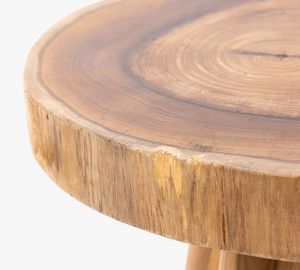 Wood Round Accent <b>Stool</b> Made in India Handmade Commercial Buyers Usage Home Hotel Bar Room Restaurant Indoor Outdoor Living Best - Product Image 4
