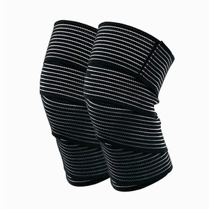 Fitness Workout Wear Adjustable Breathable Sport <b>Knee</b> Brace <b>Support</b> Compression <b>Knee</b> Weight Lifting <b>Knee</b> Wrap - Product Image 1