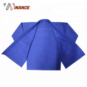 Jiu jitsu gi — gabarit personnalisé, couleur bleue, avec votre propre logo de marque - Product Image 3