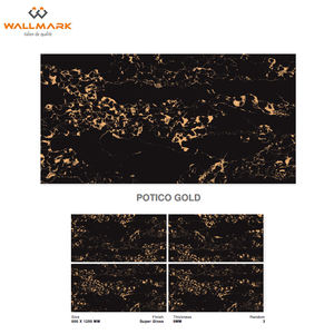 600X1200มิลลิเมตรที่มีคุณภาพสูงราคาถูกเคลือบขัดสีดำสีทองพอร์ซเลนกระเบื้องปูพื้นสำหรับห้องนั่งเล่นพื้นที่ - Product Image 2