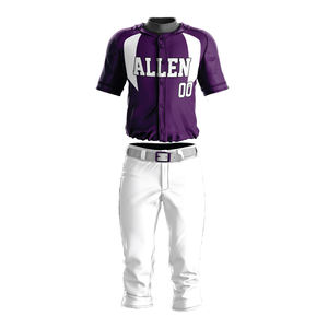 Maillot de baseball personnalisé en gros | Manches courtes vierge | Prix bon marché | Sublimation et broderie disponibles - Product Image 2