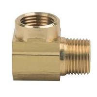 Raccord coudé en laiton forgé sur mesure OEM, 90 degrés, filetage mâle BSP/NPT, connecteur de tuyau d'air |   Raccords coniques usinés