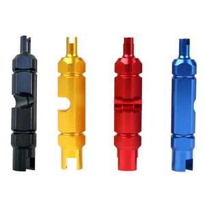 Llave de boquilla de neumático de bicicleta, herramienta de núcleo de válvula multifuncional, desmontaje portátil, reparación de bicicleta, V00011500 - Product Image 2