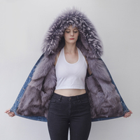 Envío Gratis, Parka de Invierno para Mujer, Personalizable en Color y Talla, Tejido de Poliéster Largo y Transpirable, Ecológica, Impermeable
