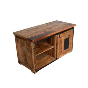 เฟอร์นิเจอร์ห้องครัวอุตสาหกรรมใหม่ทำจากไม้ฉันเข้าข้างประตู1ลิ้นชักมิเรอร์ตู้ไม้มะม่วงบุฟเฟต์รีไซเคิลทันสมัยเป็นมิตรกับสิ่งแวดล้อม - Product Image 3