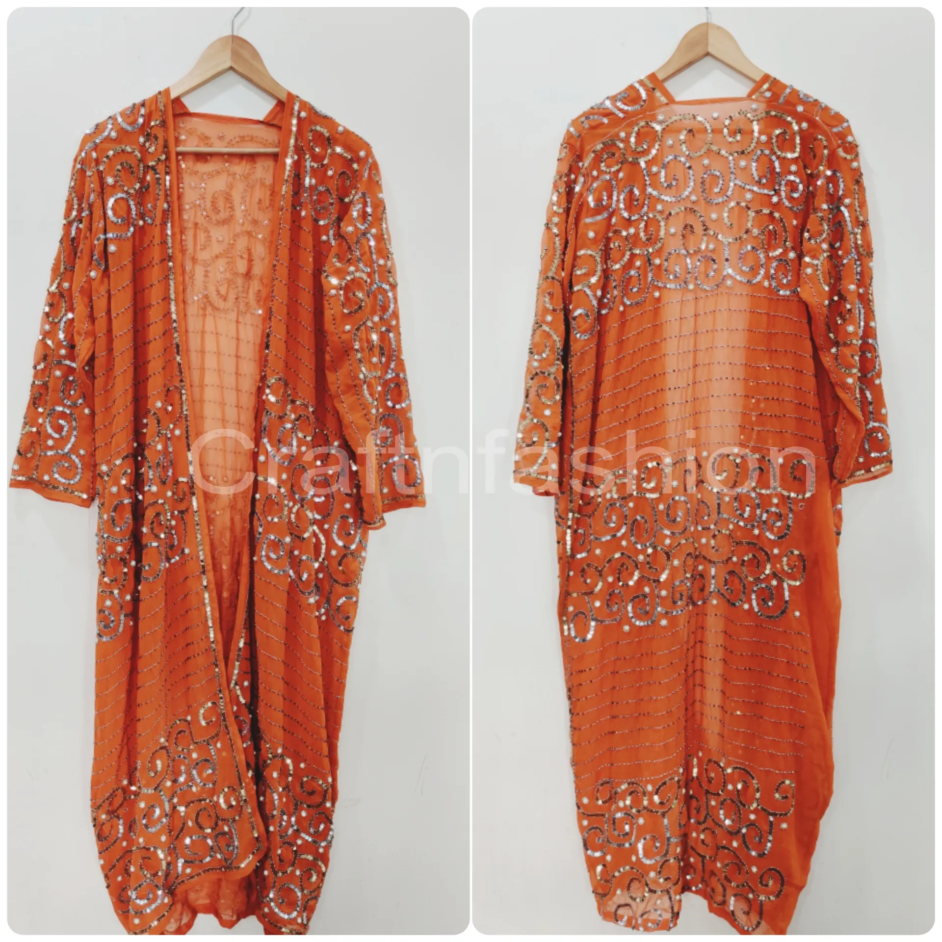 Индийское винтажное кимоно ручной работы-Женская пляжная одежда-кимоно-стильное платье-шифоновое бикини-летняя пляжная одежда-Кафтан