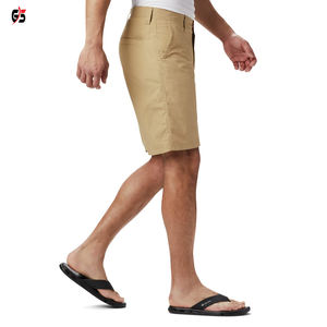 กางเกงขาสั้นลำลองสำหรับผู้ชายผ้าฟลีซคอตตอน100% พิมพ์โลโก้แบรนด์ตามสั่งปักลายคุณภาพระดับพรีเมียมสำหรับยิมวิ่งสินค้า OEM - Product Image 6