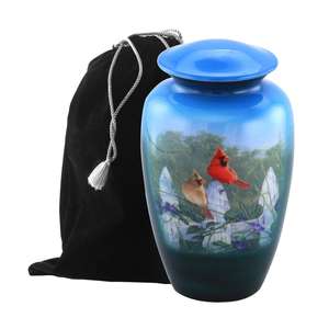 Urna de cremación de Metal sólido para adultos, con bolsa de terciopelo gratis, urna de estilo americano/europeo para cenizas, faro - Product Image 3