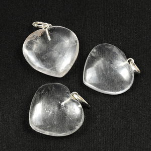 Pendentifs en forme de cœur cristal clair, vente en gros - Product Image 1