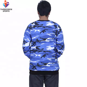 Sweat-shirt en éponge française 100% coton pour homme Col rond brodé avec logo personnalisé GSM lourd pour la saison hivernale - Product Image 3