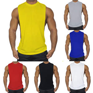 Vente en gros XXL Hommes Gym Débardeur Logo Personnalisé Imprimé Respirant Anti-Gilet Sportswear Summer Casual Hooded Vest Style Tank Top - Product Image 6