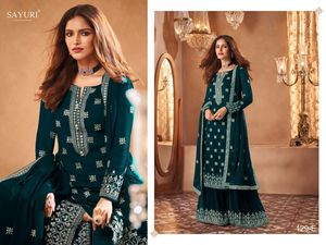 Combinaison lourde de mariage pakistanais pour femmes, tenue de fête Exclusive, vêtement de travail pour la guerre des etoiles - Product Image 3